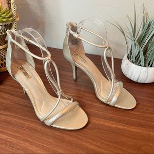 Jennifer Lopez Champagne Gold Stiletto Heels